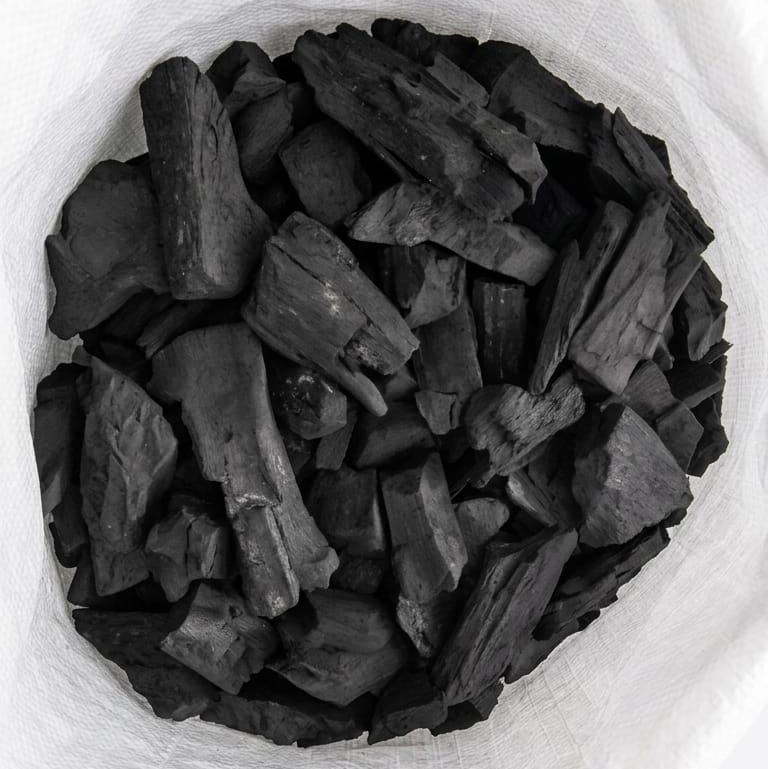 Hardwood charcoal export product