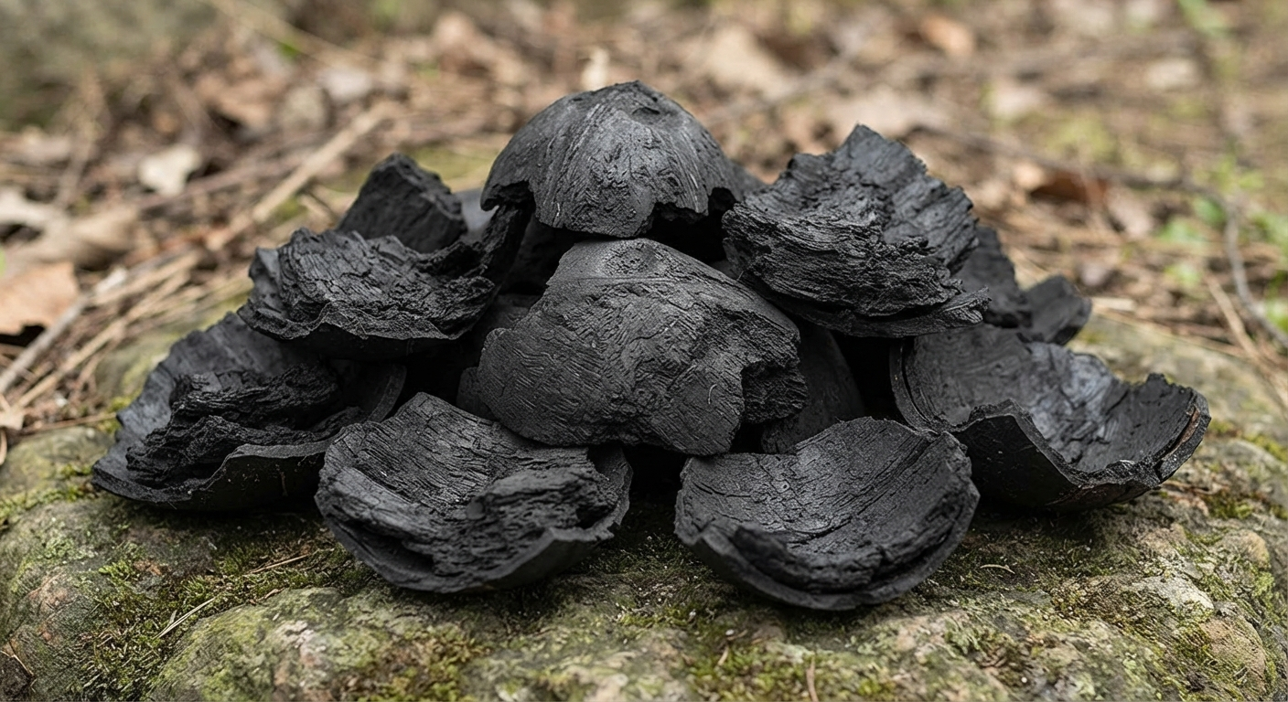 Coconut shell charcoal granule