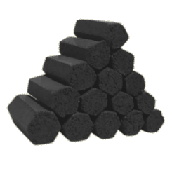 Shisha charcoal hexamini shape